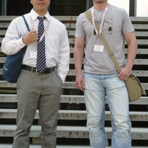 S japonským kolegou Dr. Ishiharou během konference na Akademii věd v Praze